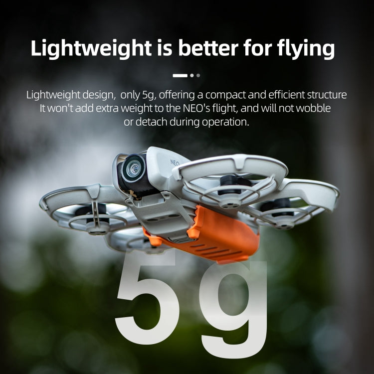 Tapa de batería y soporte para tren de aterrizaje para dron STARTR para DJI Neo (naranja) — imagen 5