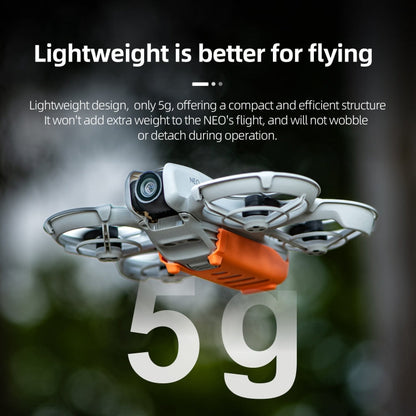 Tapa de batería y soporte para tren de aterrizaje para dron STARTR para DJI Neo (naranja) — imagen 5