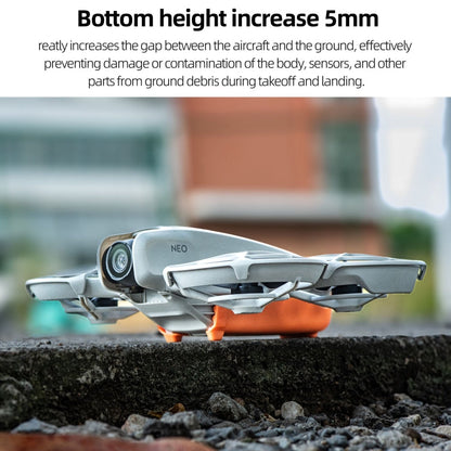 Tapa de batería y soporte para tren de aterrizaje para dron STARTR para DJI Neo (naranja) — imagen 7