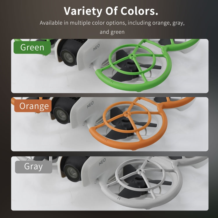 Anillo anticolisión protector de hélice para dron STARTRC para DJI Neo (verde) — imagen 3