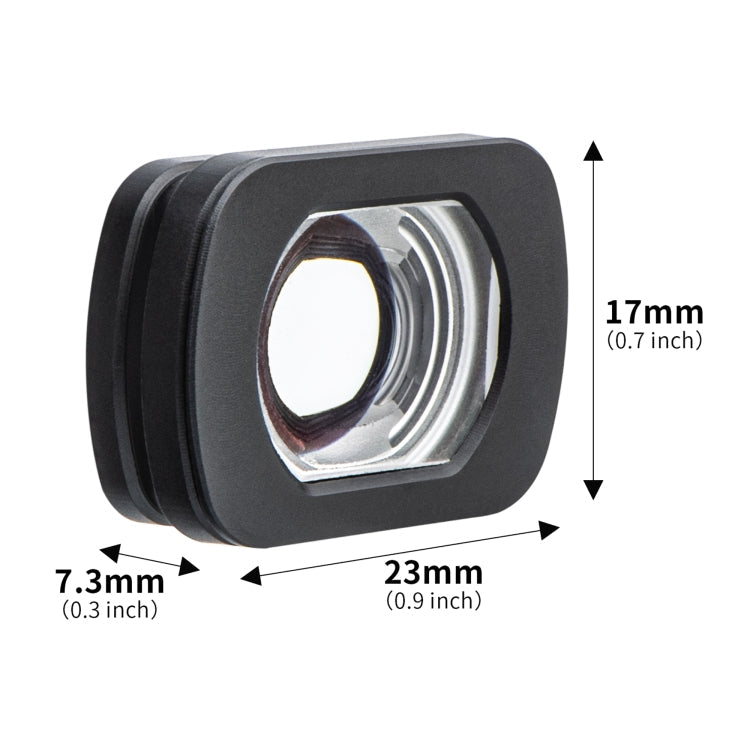 Filtro de lente STARTRC Dron gran angular para DJI Osmo Pocket 3 (negro) — imagen 7