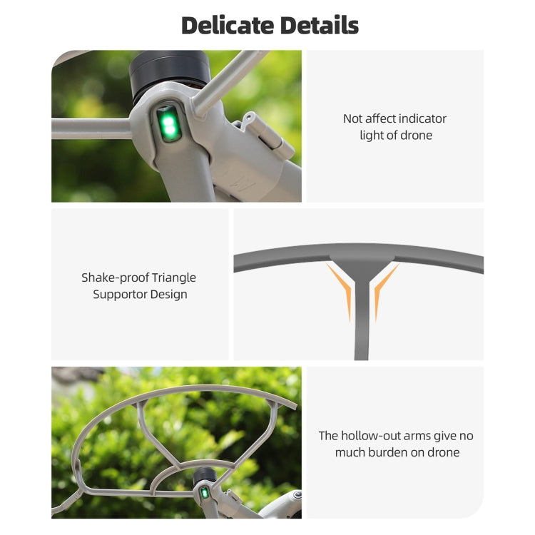 Hélices Protector de, anillos de protección integrados, anillo de seguridad anticolisión de liberación rápida para DJI Air 3…
