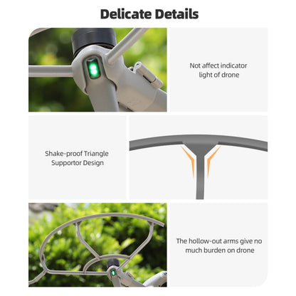 Hélices Protector de, anillos de protección integrados, anillo de seguridad anticolisión de liberación rápida para DJI Air 3…