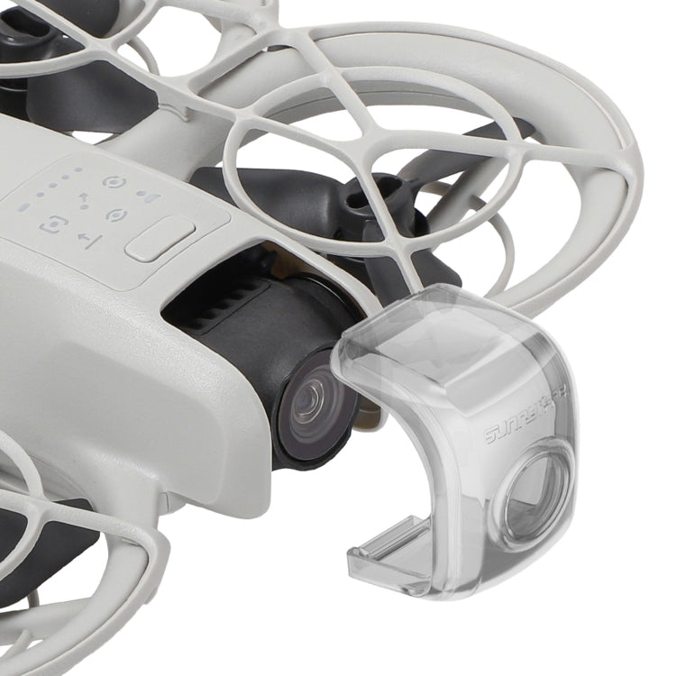 Lente de cámara Protector de con estabilizador integrado para DJI Neo (gris transparente)