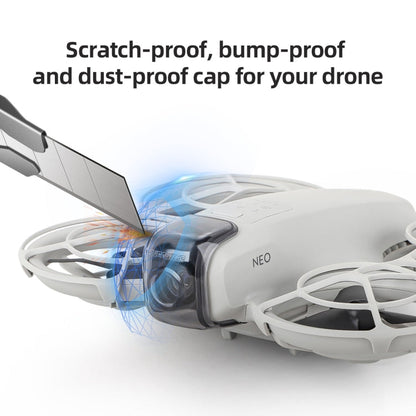 Lente de cámara Protector de con estabilizador integrado para DJI Neo (gris transparente) — imagen 3