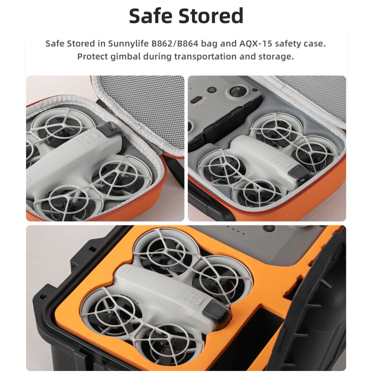 Lente de cámara Protector de con estabilizador integrado para DJI Neo (gris transparente) — imagen 7