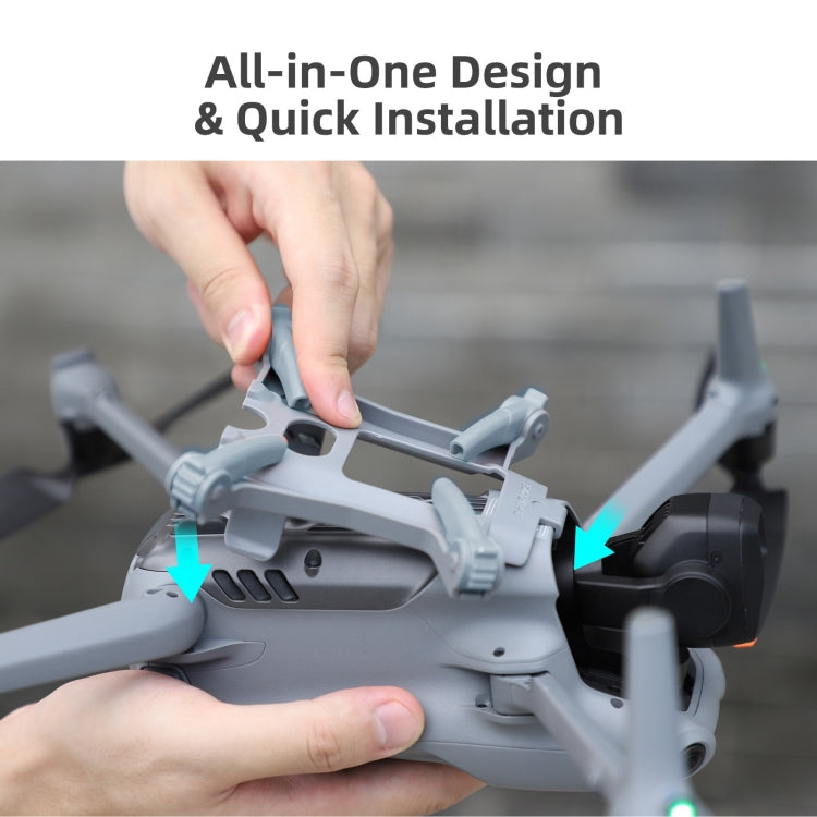 Soporte Extensiones de tren de aterrizaje, patas de para engranajes de araña elevados para DJI Air 3S (naranja) — imagen 12