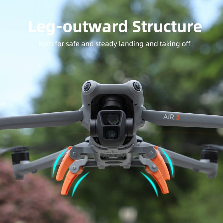 Soporte Extensiones de tren de aterrizaje, para patas de soporte con engranajes de araña elevados para DJI Air 3S (gris) — i…