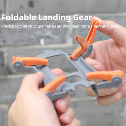 Soporte Extensiones de tren de aterrizaje, patas de para engranajes de araña elevados para DJI Air 3S (naranja) — imagen 9
