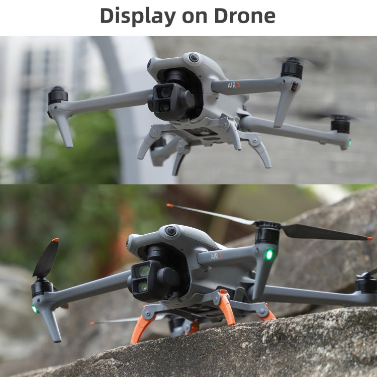 Soporte Extensiones de tren de aterrizaje, para patas de soporte con engranajes de araña elevados para DJI Air 3S (gris) — i…