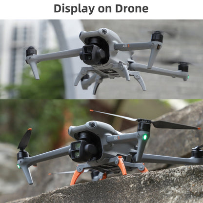 Soporte Extensiones de tren de aterrizaje, patas de para engranajes de araña elevados para DJI Air 3S (naranja) — imagen 11