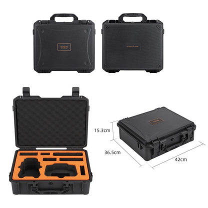 Estuche de seguridad, de gran capacidad, resistente al agua y a los golpes, rígido, para viajes para DJI Air 3S (negro) — im…