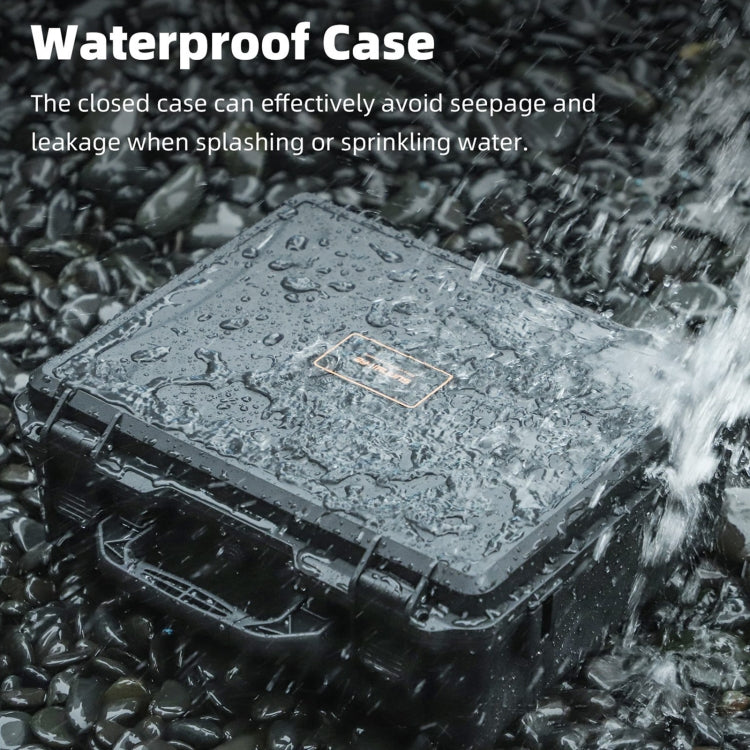 Estuche de seguridad, de gran capacidad, resistente al agua y a los golpes, rígido, para viajes para DJI Air 3S (negro) — im…