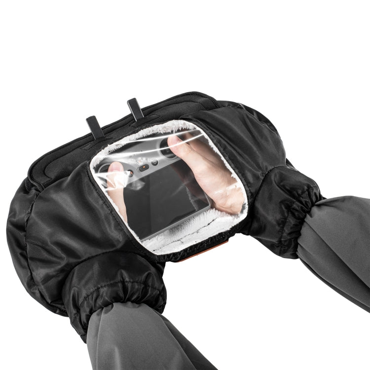Guantes de invierno abrigados con control remoto Universal para drones STARTRC (negros)