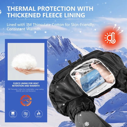 Guantes de invierno abrigados con control remoto Universal para drones STARTRC (negros) — imagen 5