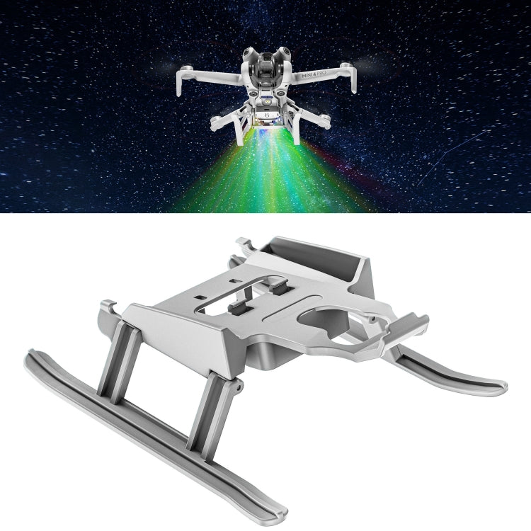 Soporte de entrenamiento STARTRC para tren de aterrizaje elevado plegable con luz LED para DJI Mini 4 Pro (gris)