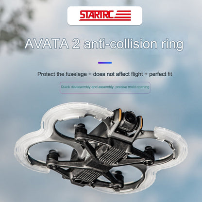 Cubierta protectora anticolisión de TPU para control central STARTRC de para DJI Avata 2 (transparente) — imagen 2
