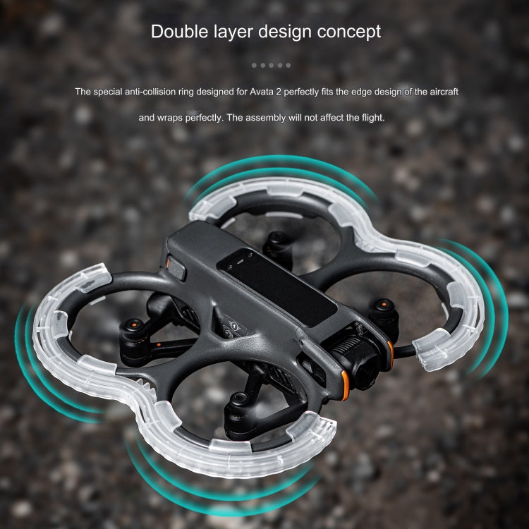 Cubierta protectora anticolisión de TPU para control central STARTRC de para DJI Avata 2 (transparente) — imagen 4
