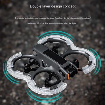 Cubierta protectora anticolisión de TPU para control central STARTRC de para DJI Avata 2 (transparente) — imagen 4