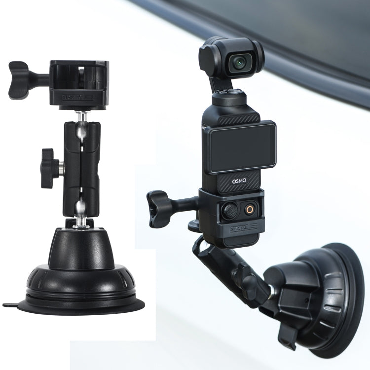 Soporte adaptador de expansión con ventosa STARTRC para DJI Osmo Pocket 3 (negro)