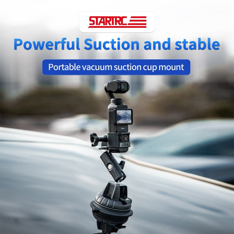 Soporte adaptador de expansión con ventosa STARTRC para DJI Osmo Pocket 3 (negro) — imagen 2