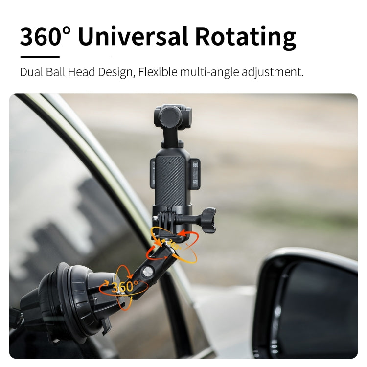Soporte adaptador de expansión con ventosa STARTRC para DJI Osmo Pocket 3 (negro) — imagen 5