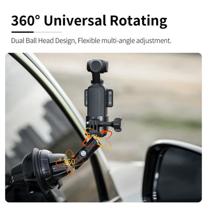 Soporte adaptador de expansión con ventosa STARTRC para DJI Osmo Pocket 3 (negro) — imagen 5