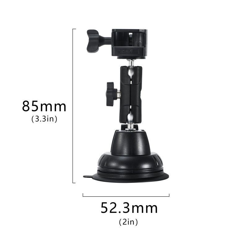 Soporte adaptador de expansión con ventosa STARTRC para DJI Osmo Pocket 3 (negro) — imagen 8