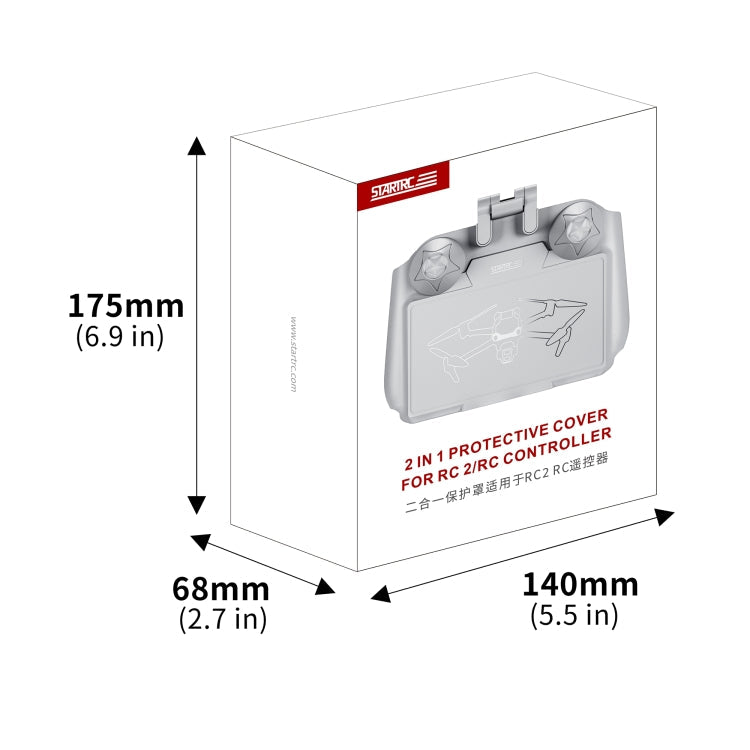 Parasol protector para control remoto RC/RC 2 STARTRC (gris) — imagen 11