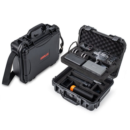 Estuche de almacenamiento tipo estuche de doble capa EVA ABS resistente al agua STARTRC para DJI Osmo Action 5 (negro)
