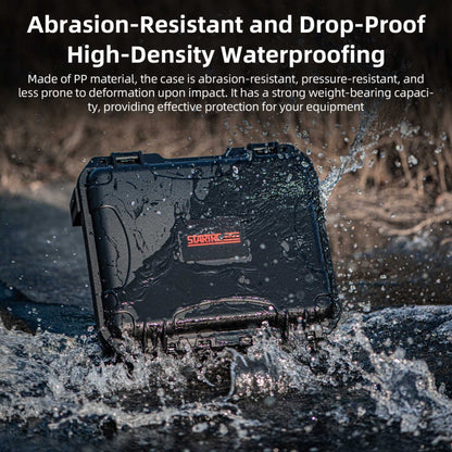 Estuche de almacenamiento tipo estuche de doble capa EVA ABS resistente al agua STARTRC para DJI Osmo Action 5 (negro) — ima…