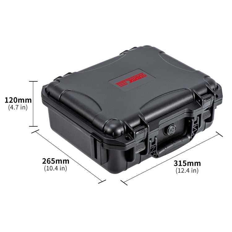 Estuche de almacenamiento tipo estuche de doble capa EVA ABS resistente al agua STARTRC para DJI Osmo Action 5 (negro) — ima…