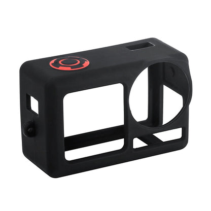 Estuche protector de silicona STARTRC con cubierta para lente para DJI Osmo Action 5 (negro)