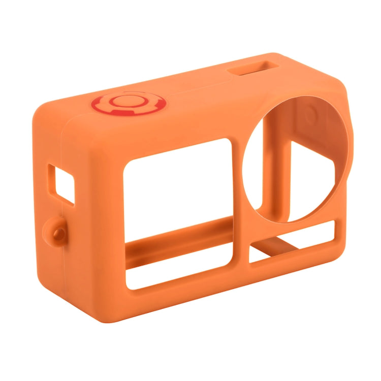 Estuche protector de silicona STARTRC con cubierta para lente para DJI Osmo Action 5 (naranja)