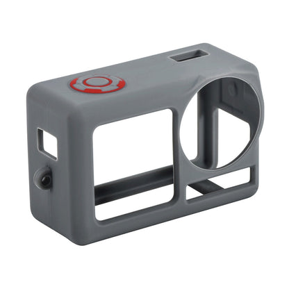 Estuche protector de silicona STARTRC con cubierta para lente para DJI Osmo Action 5 (gris)