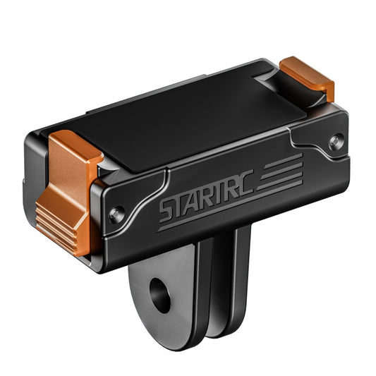 Soporte de extensión Adaptador rápido de plástico STARTRC, magnético para DJI Osmo Action 5 (negro)