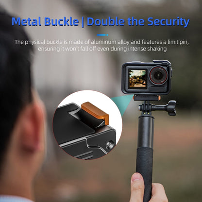 Soporte de extensión Adaptador rápido de plástico STARTRC, magnético para DJI Osmo Action 5 (negro) — imagen 6