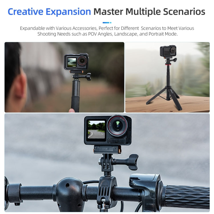 Soporte de extensión Adaptador rápido de plástico STARTRC, magnético para DJI Osmo Action 5 (negro) — imagen 7