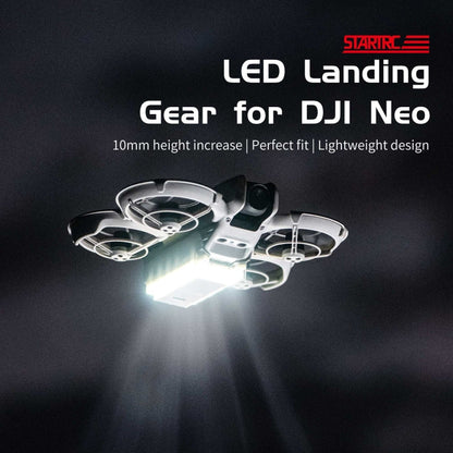 Soporte de entrenamiento STARTRC, luz LED, tren de aterrizaje elevado para DJI Neo (gris) — imagen 2