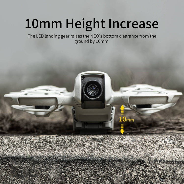 Soporte de entrenamiento STARTRC, luz LED, tren de aterrizaje elevado para DJI Neo (gris) — imagen 3
