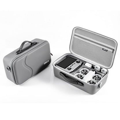 Bolso de mano de PU para guardar el hombro, compatible con RC2 para DJI Neo (gris)
