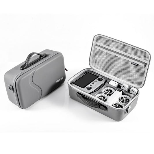 Bolso de mano de PU para guardar el hombro, compatible con RC2 para DJI Neo (gris)