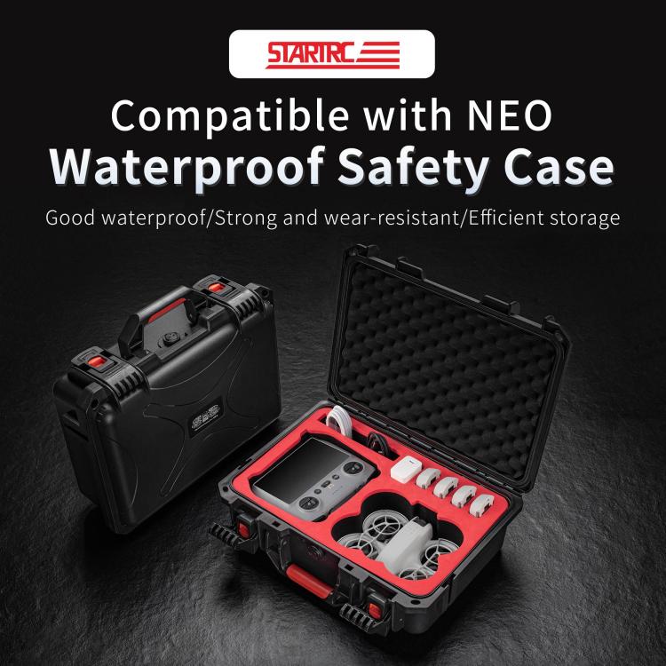 Estuche de almacenamiento tipo estuche de PP impermeable para DJI Neo (negro) — imagen 4
