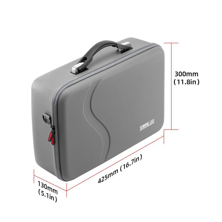 Bolsa de almacenamiento portátil de PU, para hombro o mano, con sensor de movimiento, para kit de vuelo para DJI Avata (gris…