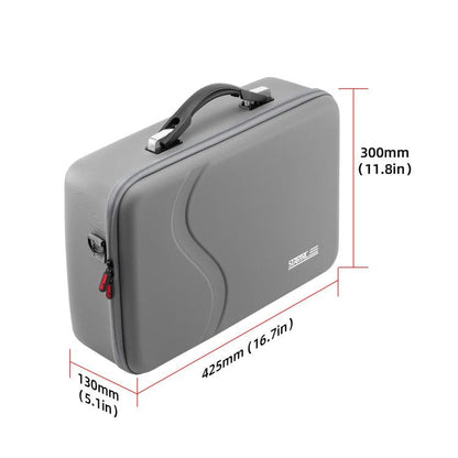 Bolsa de almacenamiento portátil de PU, para hombro o mano, con sensor de movimiento, para kit de vuelo para DJI Avata (gris…