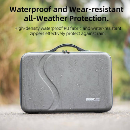 Bolsa de almacenamiento portátil de PU, para hombro o mano, con sensor de movimiento, para kit de vuelo para DJI Avata (gris…