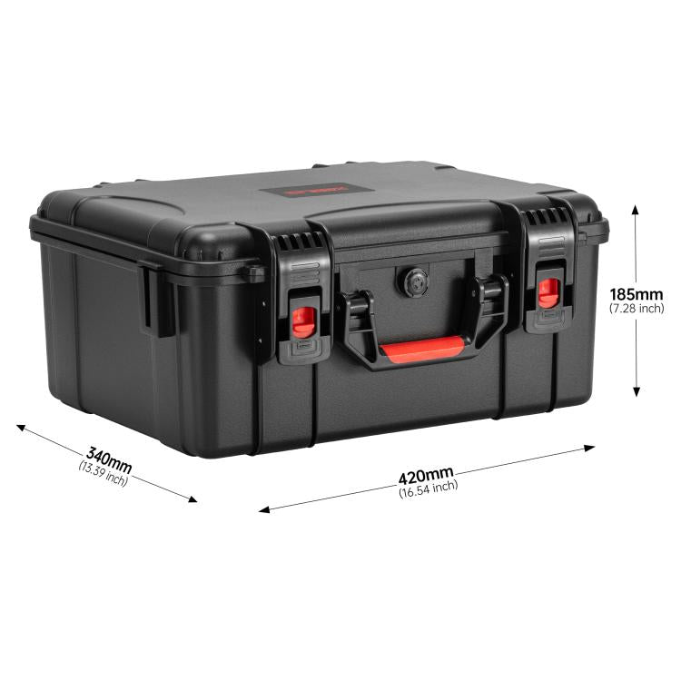 Estuche portátil impermeable con sensor de movimiento, caja de almacenamiento para kit de vuelo para DJI Avata (negra) — ima…