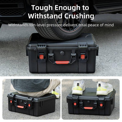 Estuche portátil impermeable con sensor de movimiento, caja de almacenamiento para kit de vuelo para DJI Avata (negra) — ima…
