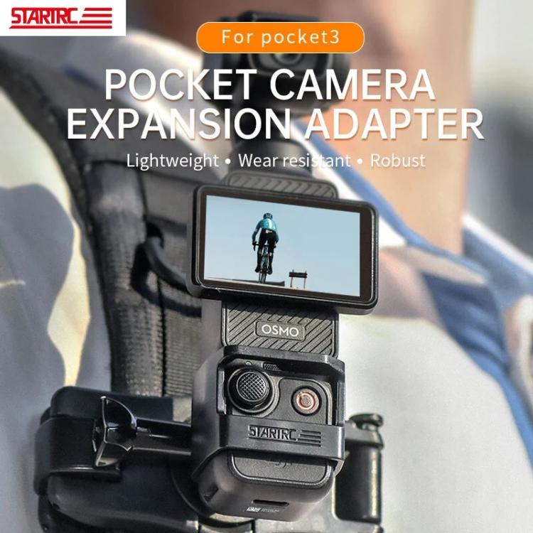 Soporte de expansión STARTRC Marco de plástico fijo para DJI Osmo Pocket 3 (negro) — imagen 7