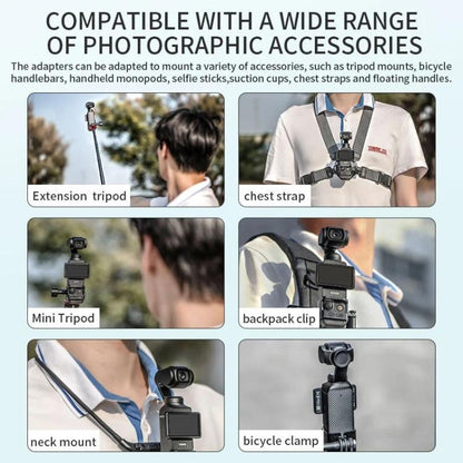 Soporte de expansión STARTRC Marco de plástico fijo para DJI Osmo Pocket 3 (negro) — imagen 8